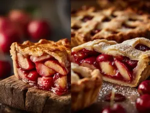 cherry apple pie - featured image