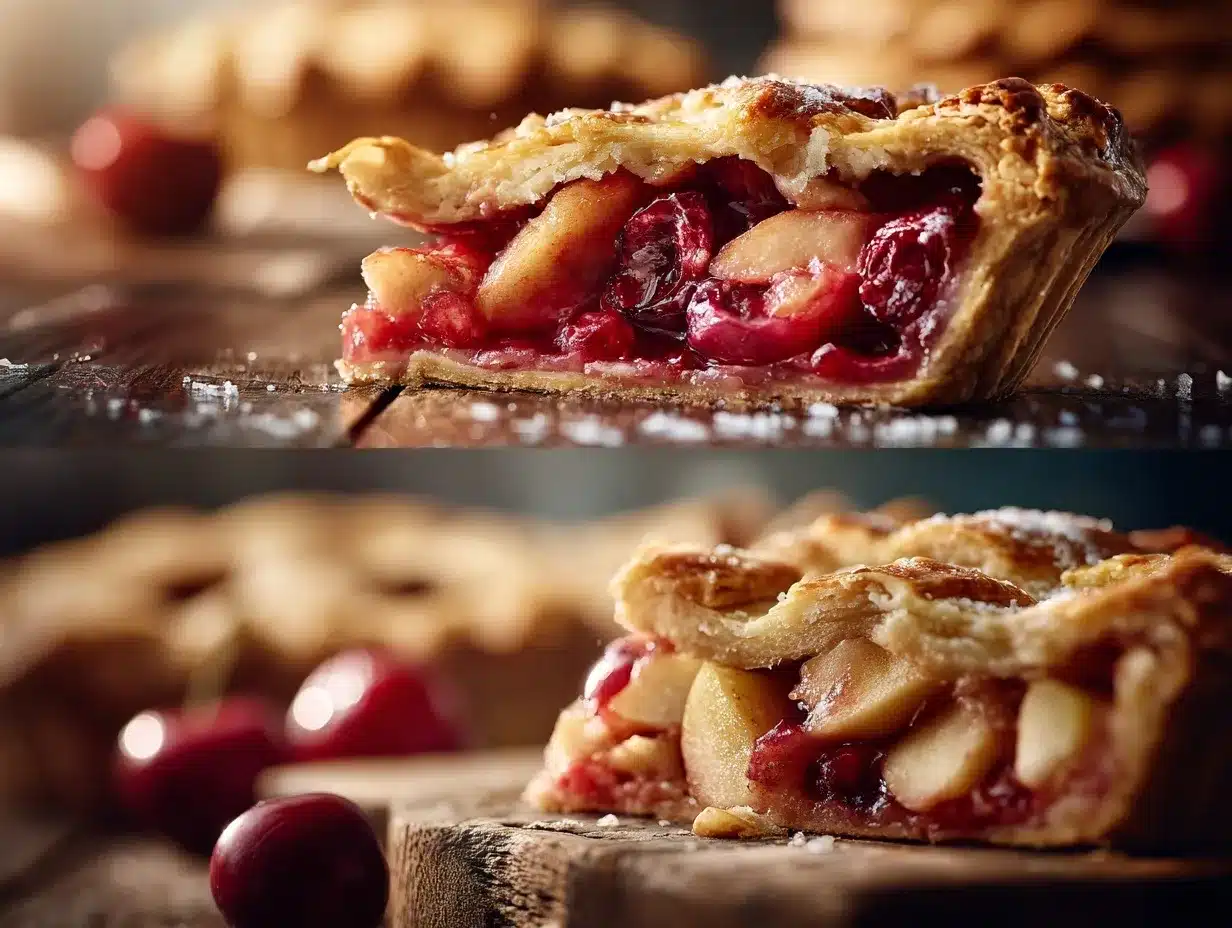cherry apple pie preparation steps