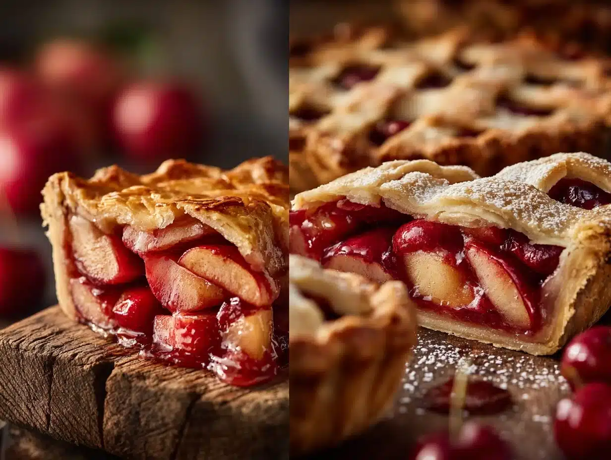cherry apple pie - featured image