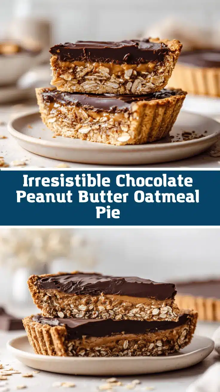 chocolate peanut butter oatmeal pie recipe