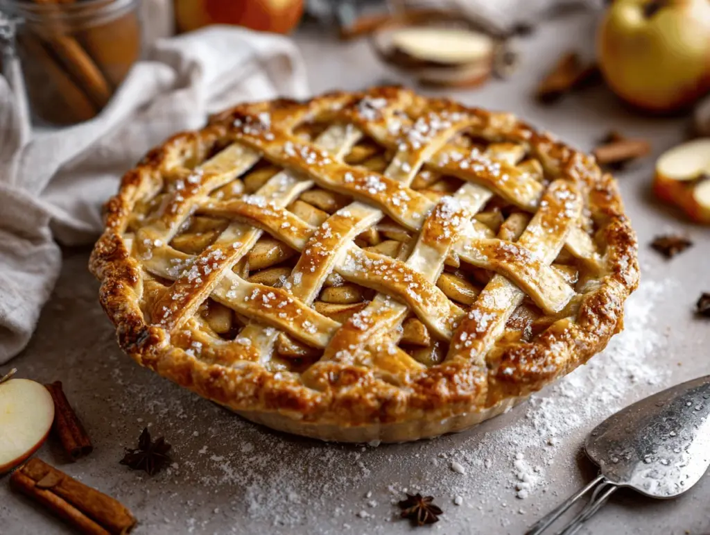 classic apple pie - featured image