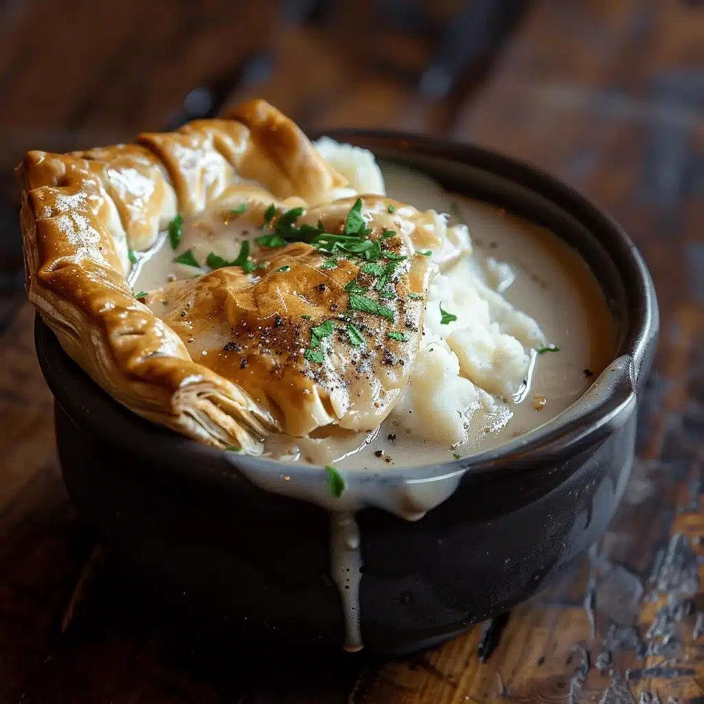 Creamy Chicken and Mashed Potato Pot Pie - featured image