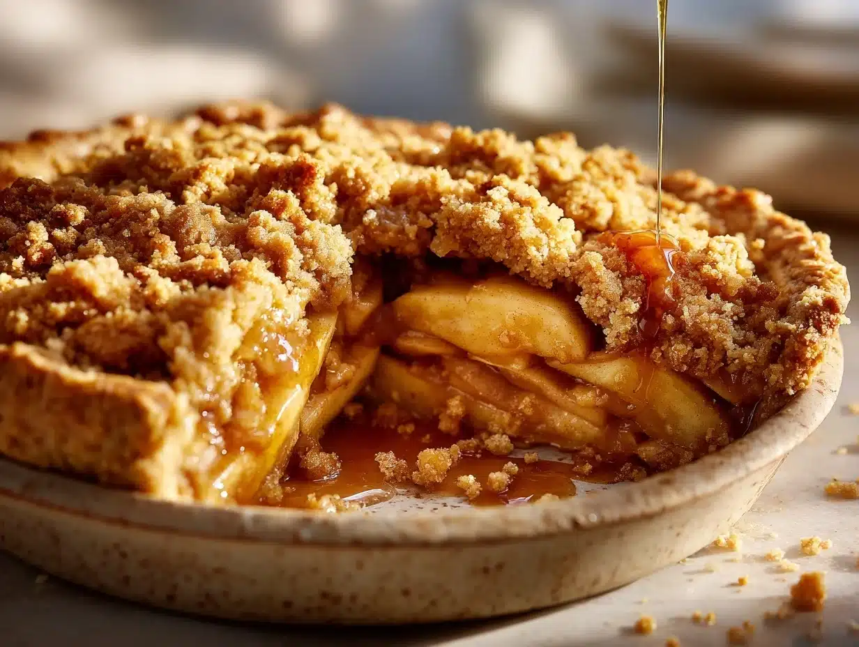 Dutch apple pie with crumb topping - featured image