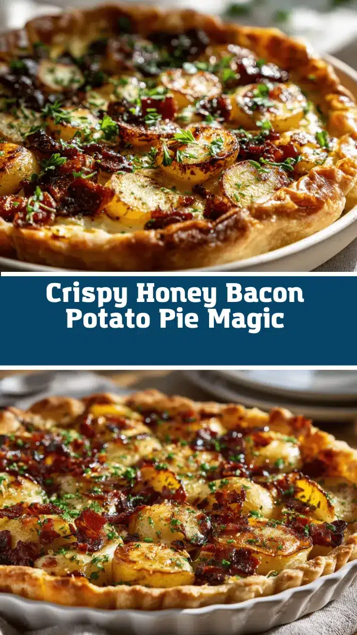 honey bacon roasted potato pie recipe