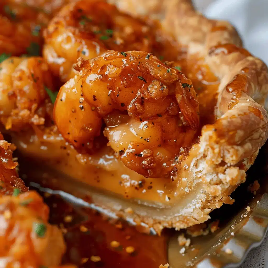 hot honey fried shrimp pie - featured image