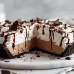 iced mocha coffee cream pie - featured image