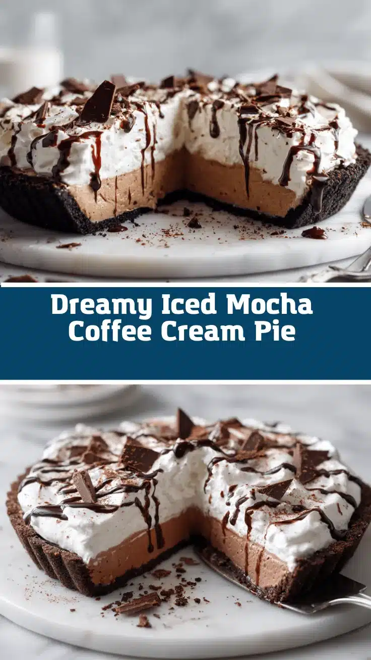 iced mocha coffee cream pie recipe