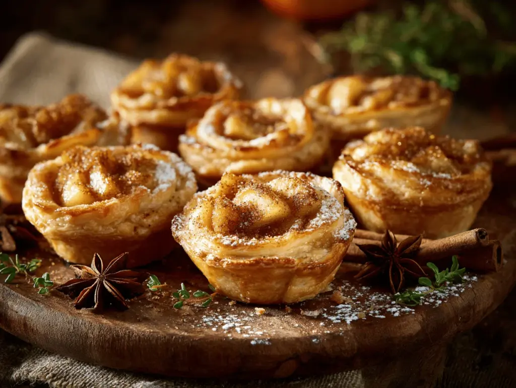 mini apple pie bites - featured image