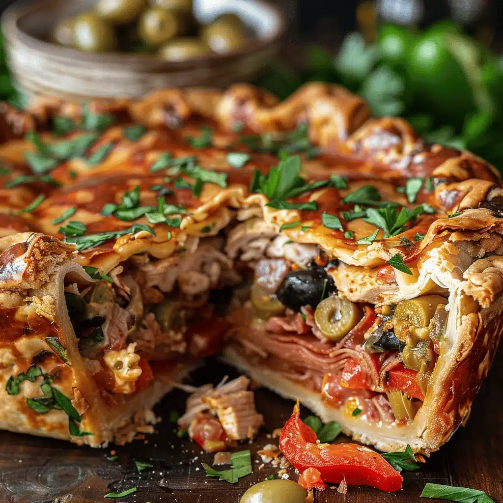 Muffaletta Savory Pie - featured image