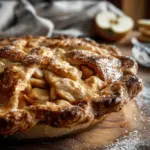 no-peel apple pie - featured image