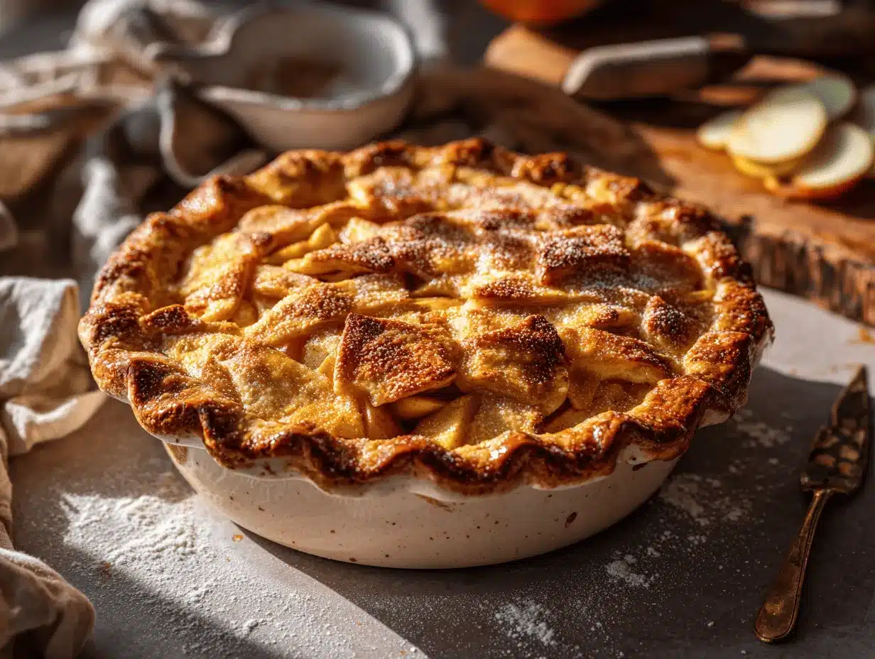 no-peel apple pie preparation steps