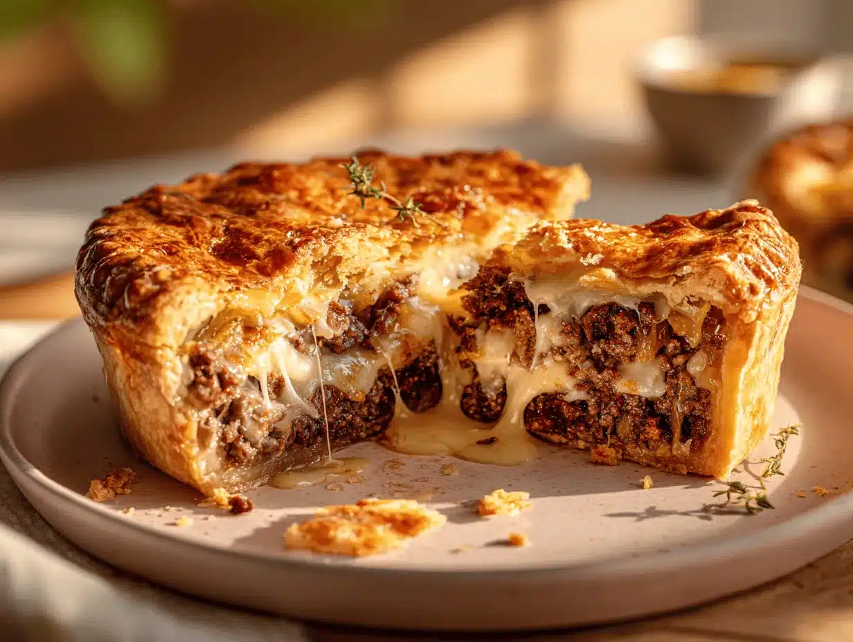 patty melt pie preparation steps