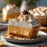 pumpkin spice latte cream pie - featured image