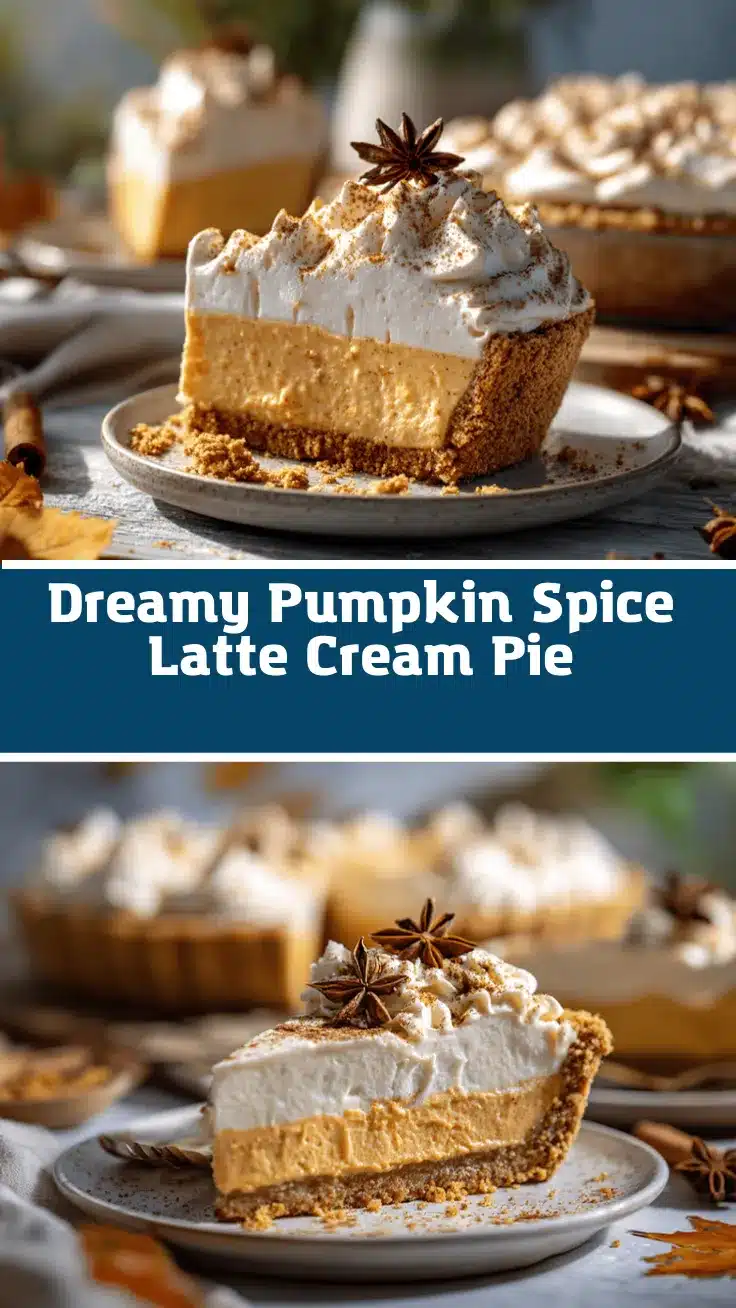 pumpkin spice latte cream pie recipe