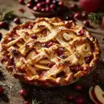 Rustic Apple Cranberry Pie - featured image