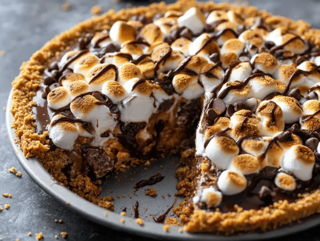 smores pie - featured image