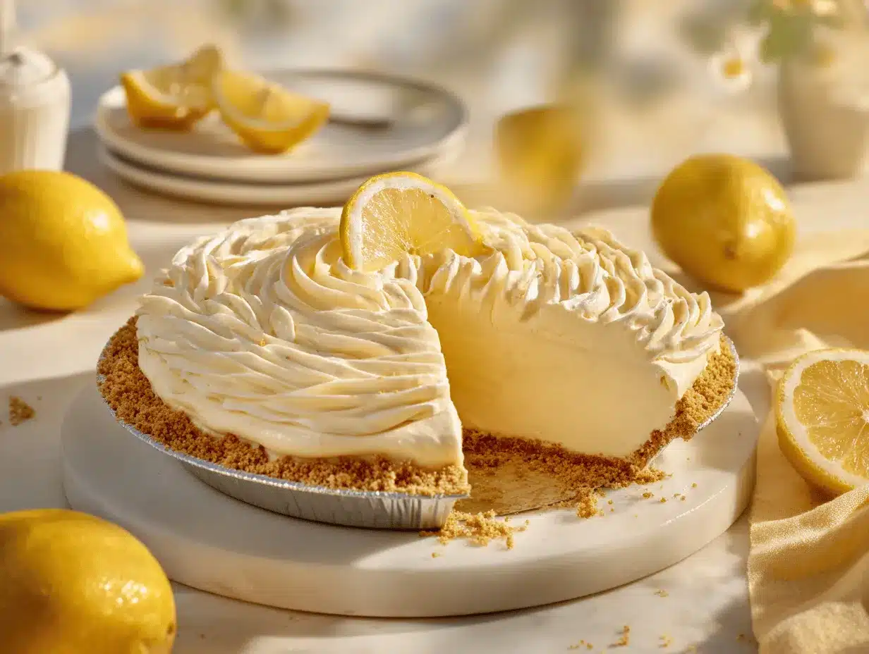whipped lemonade cream pie preparation steps