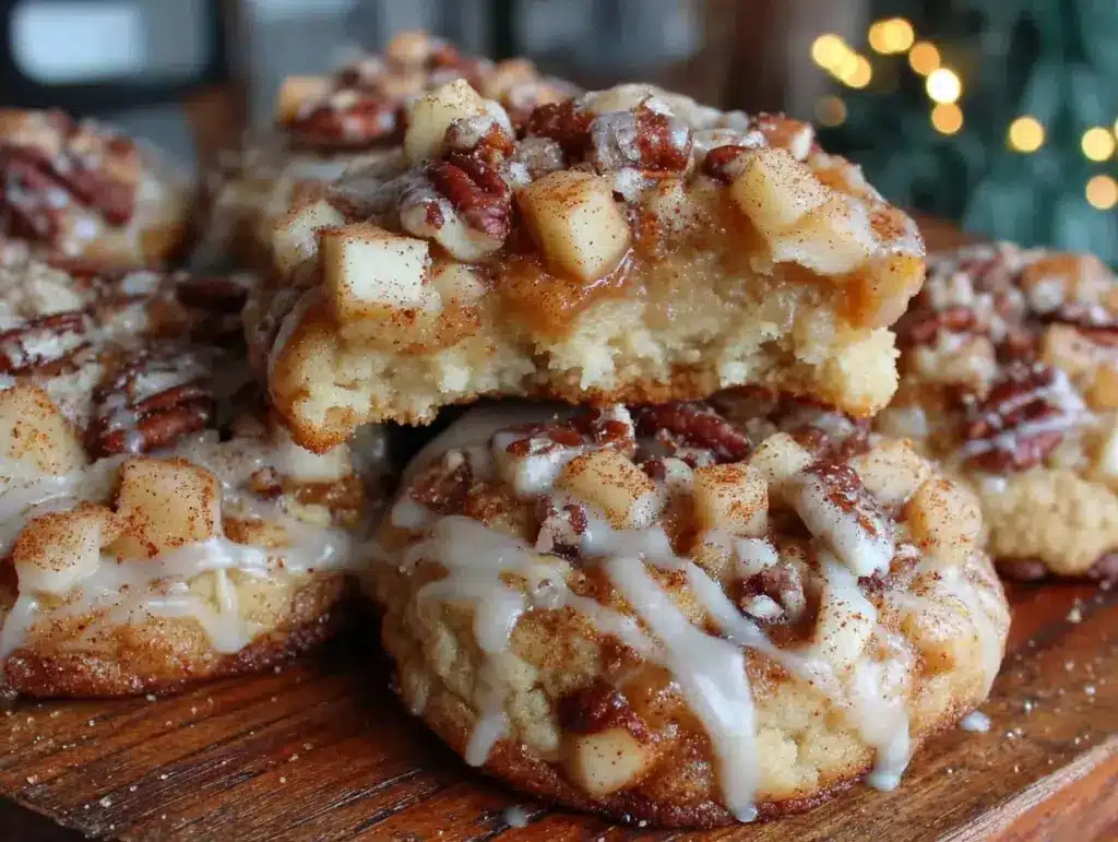 apple pie cheesecake cookies - featured image