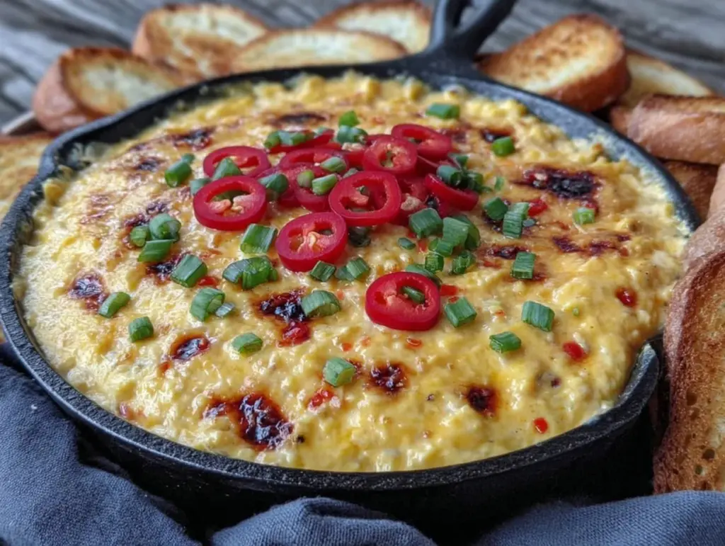 banana pepper queso dip - featured image