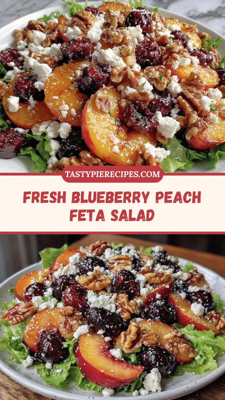 blueberry peach feta salad recipe