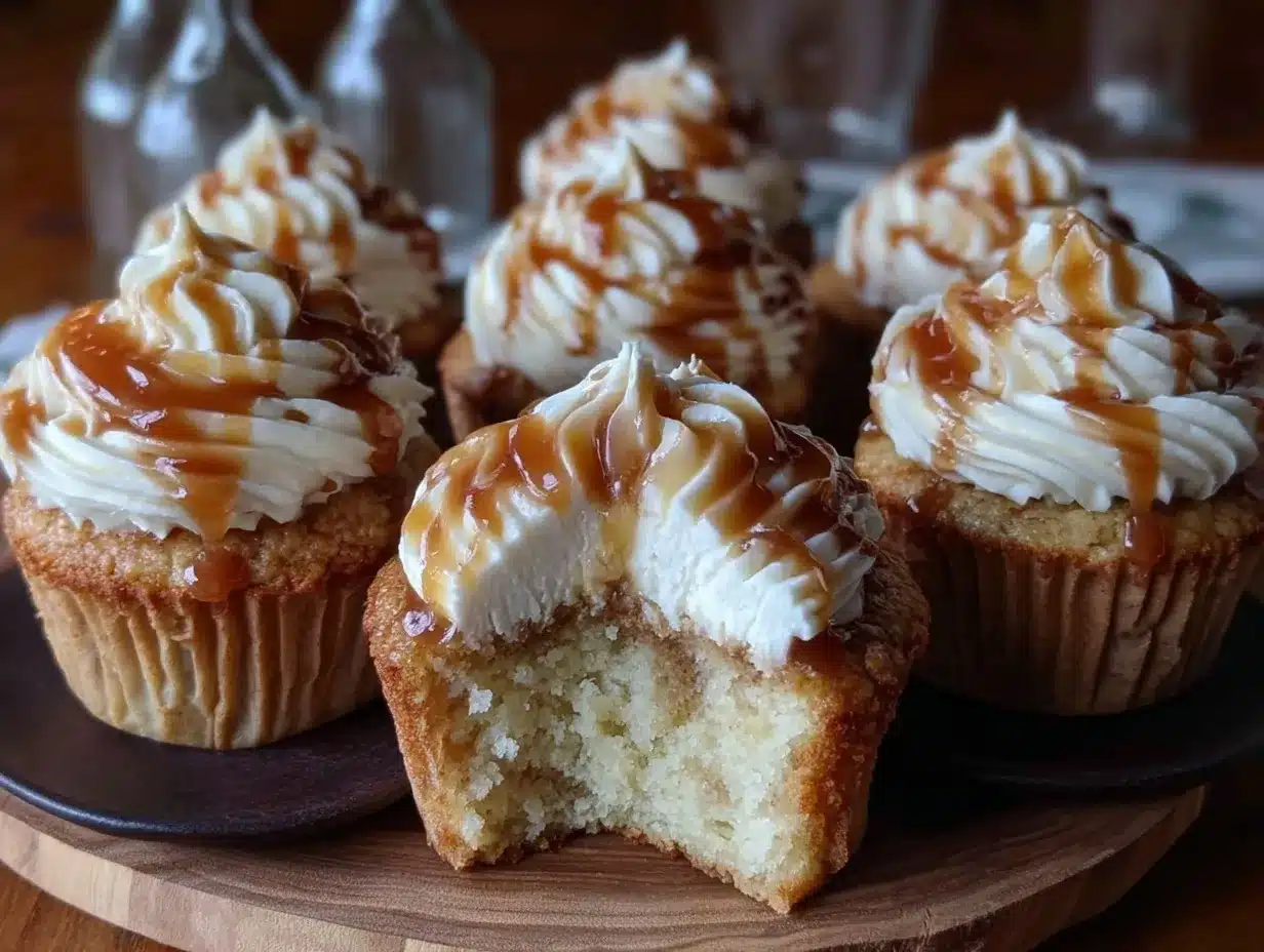 Butterbeer Cupcakes preparation steps