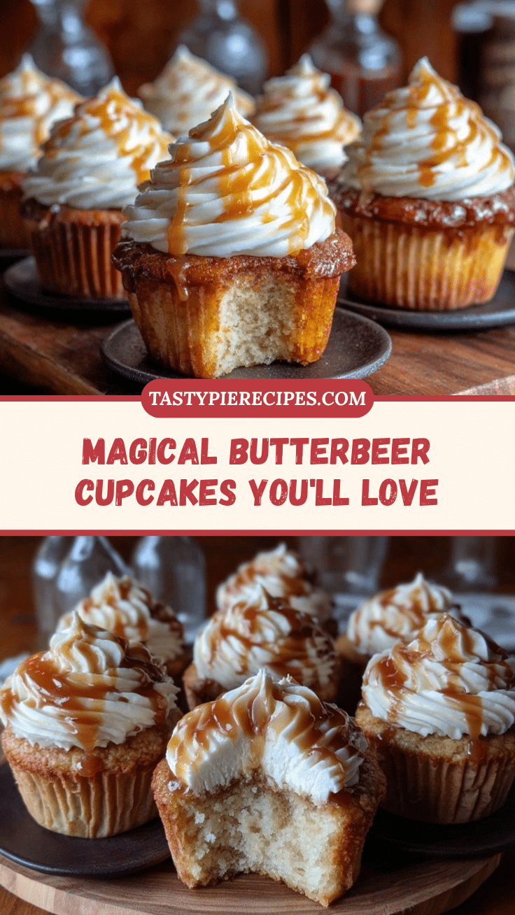 Butterbeer Cupcakes recipe