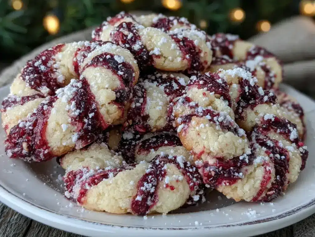 candy cane cookies - featured image