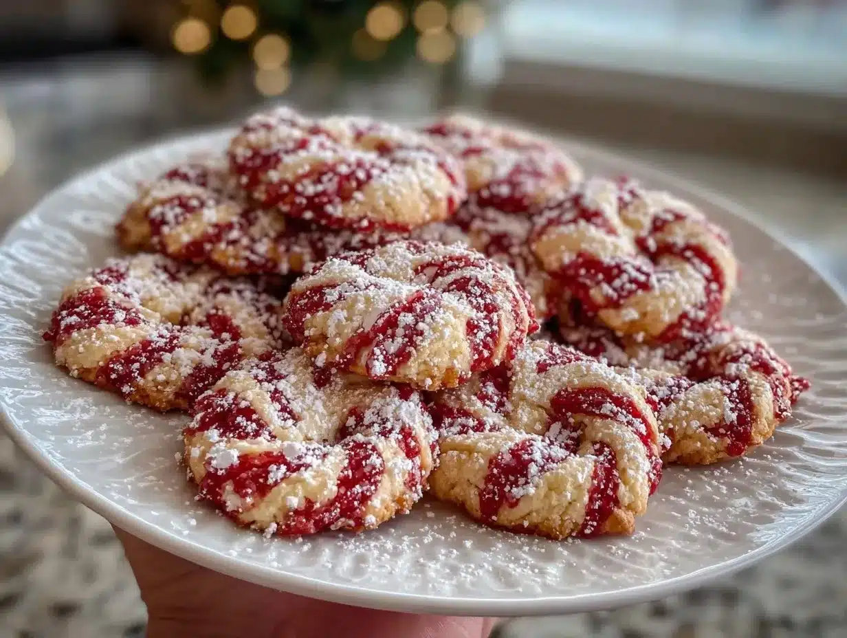 candy cane cookies preparation steps