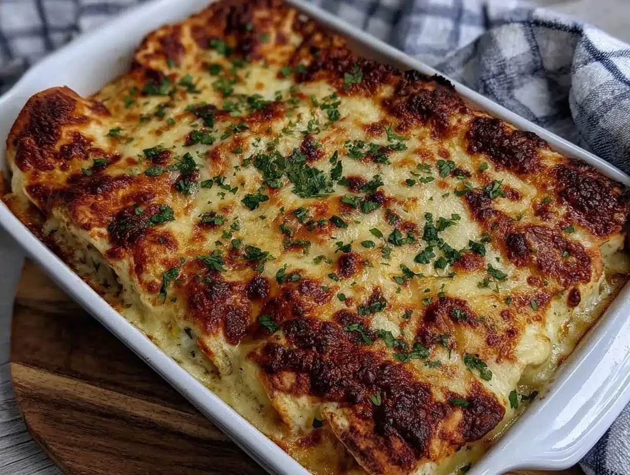 cheesy chicken enchiladas preparation steps