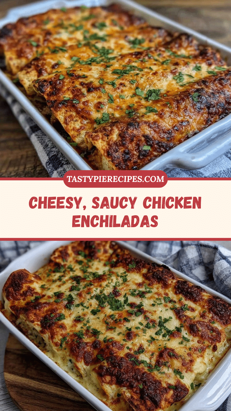 cheesy chicken enchiladas recipe