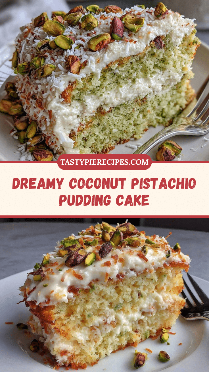coconut pistachio pudding cake recipe