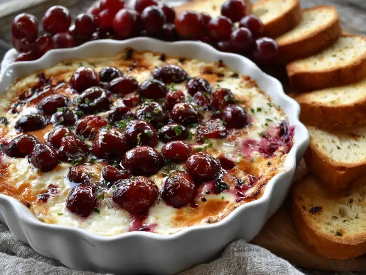 Cranberry Cheese Dip preparation steps