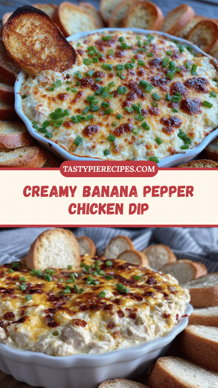 creamy banana pepper chicken dip recipe