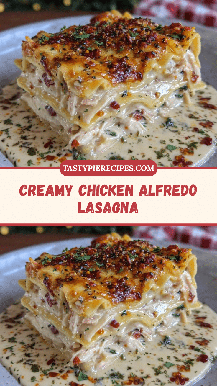 creamy chicken alfredo lasagna recipe