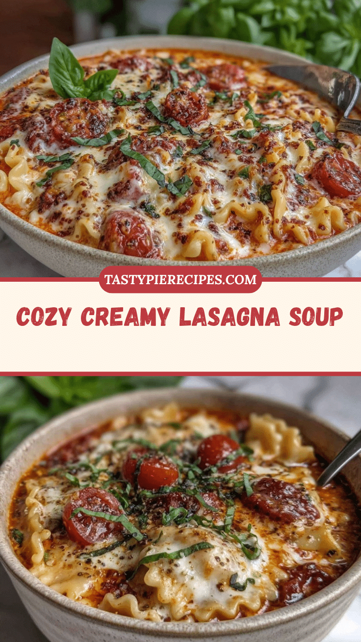 creamy lasagna soup recipe