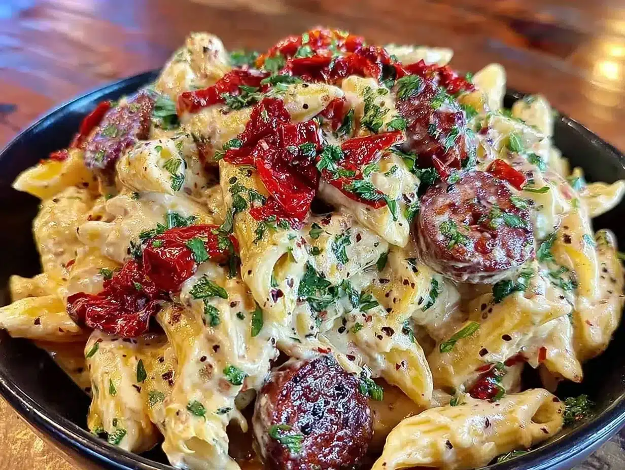 creamy rattlesnake pasta preparation steps