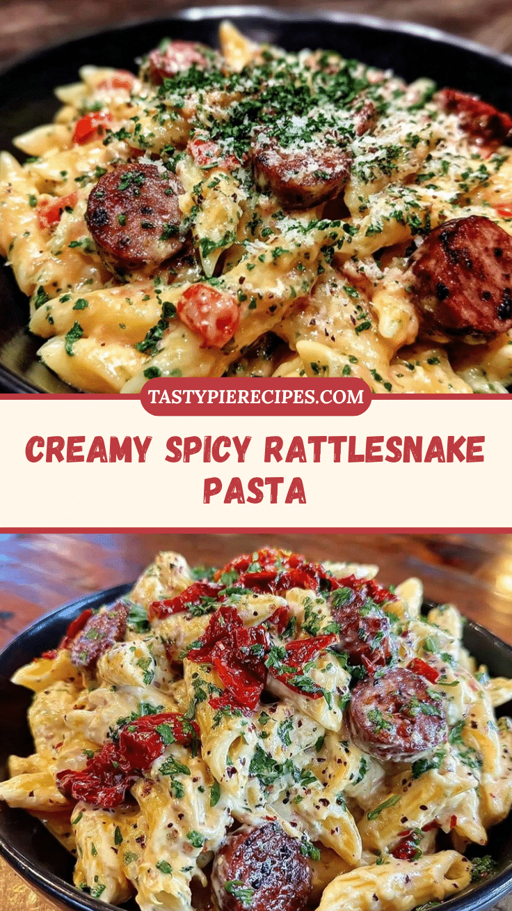 creamy rattlesnake pasta recipe