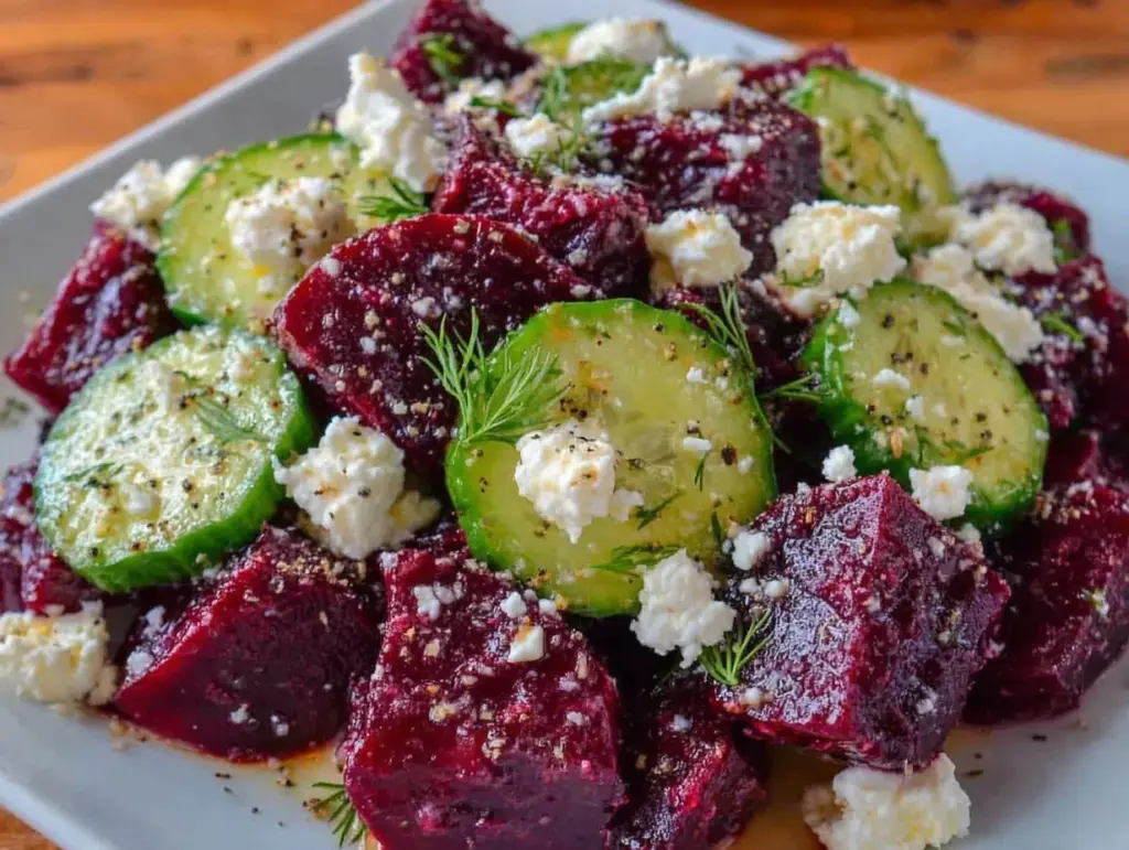 feta beet salad - featured image