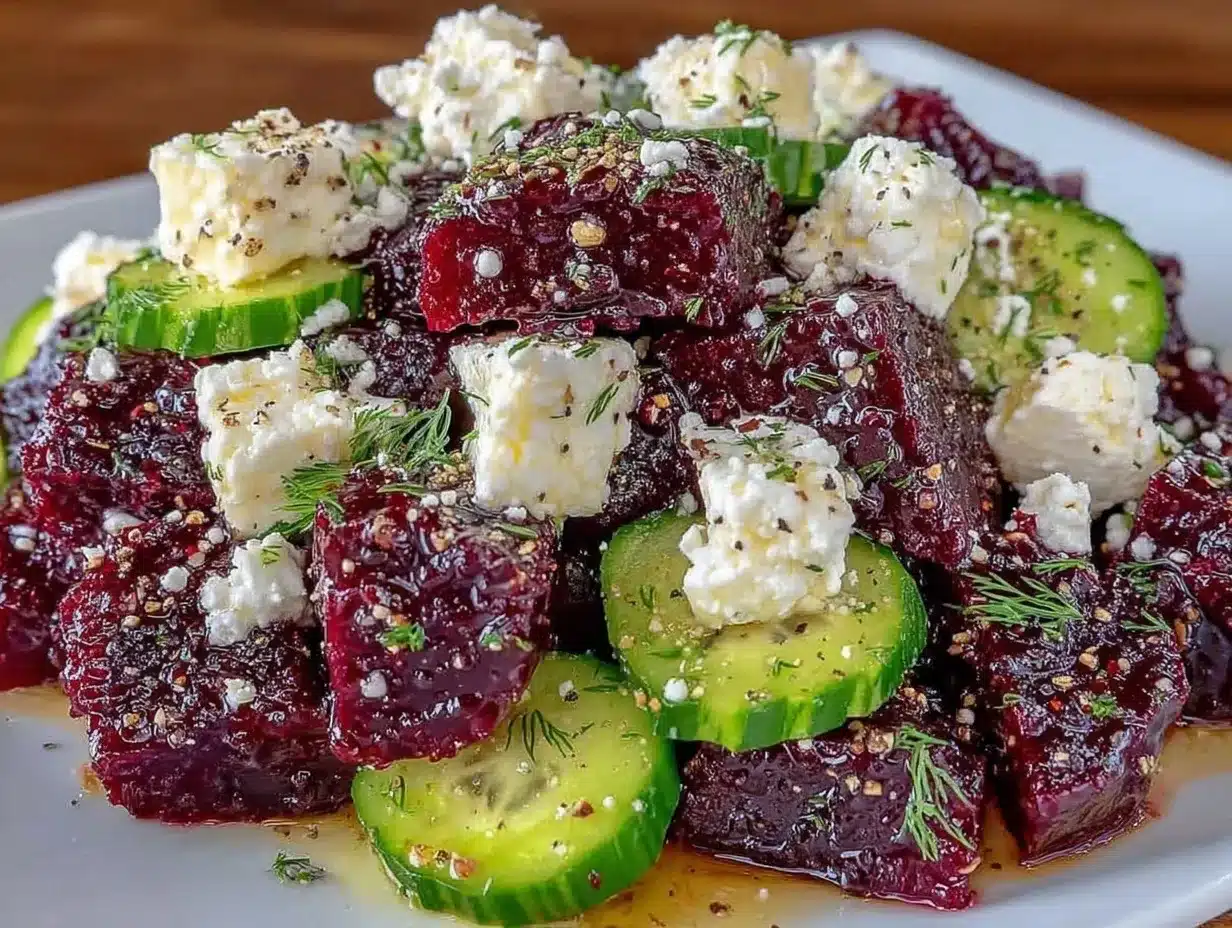 feta beet salad preparation steps