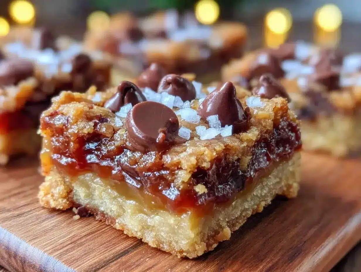gooey cookie bars preparation steps