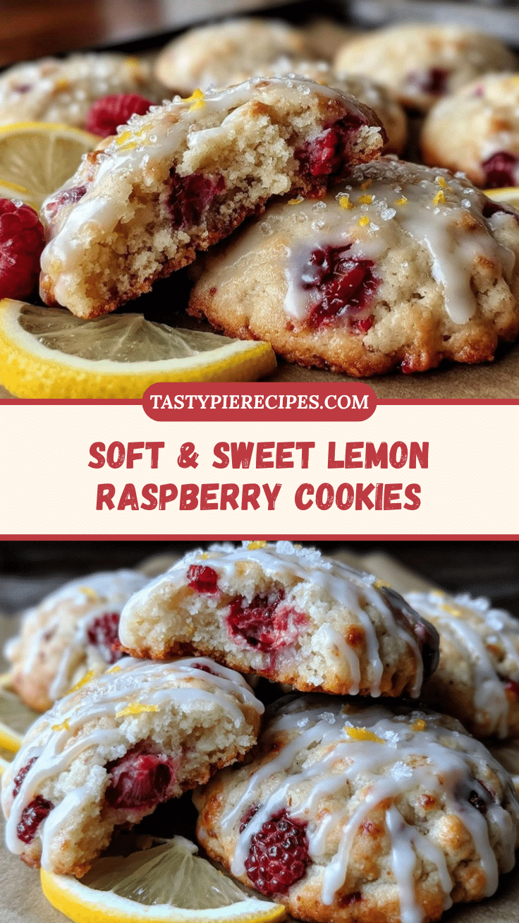 lemon raspberry cookies recipe