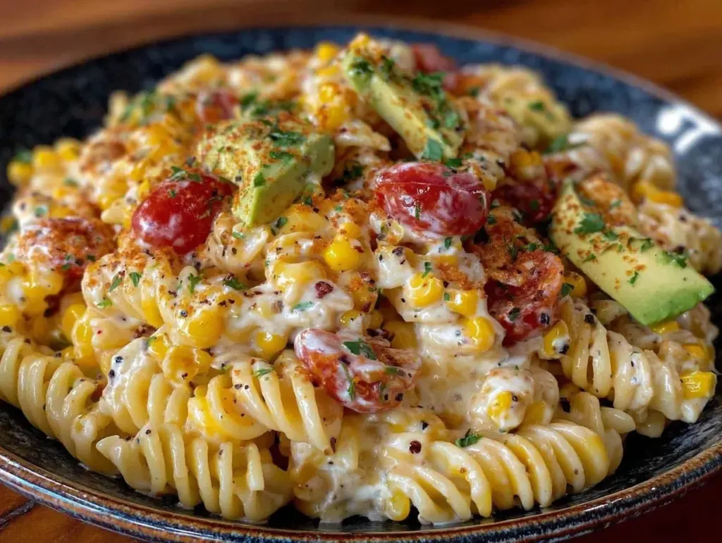 Mexican Street Corn Pasta Salad - featured image