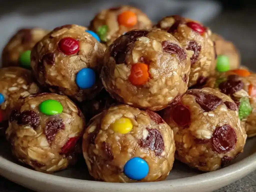 Monster Cookie Energy Balls - featured image
