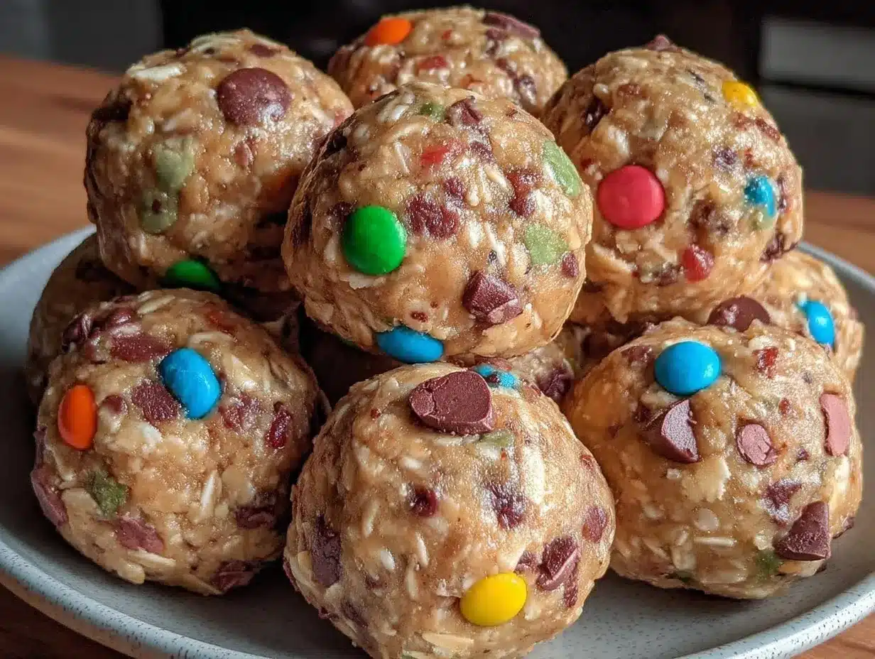 Monster Cookie Energy Balls preparation steps