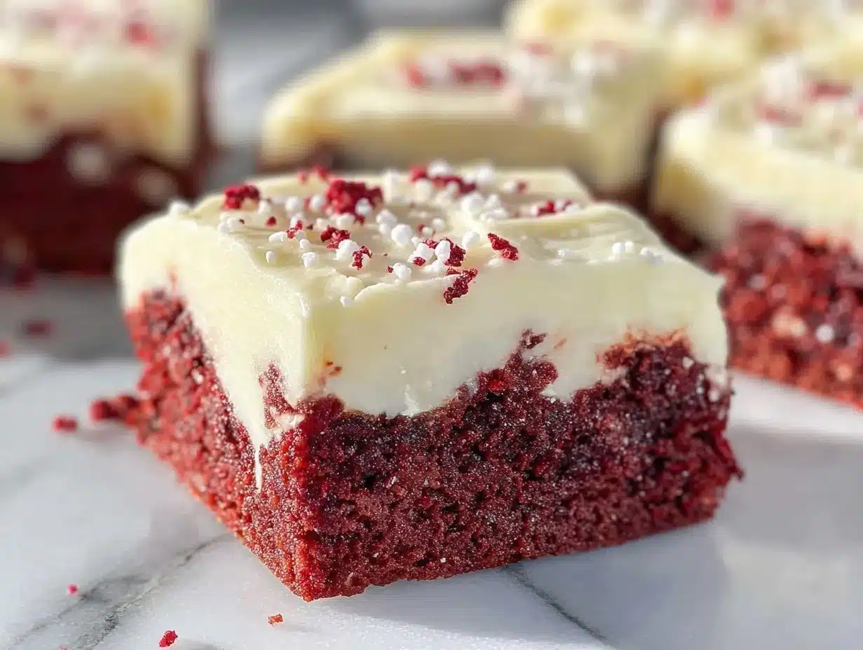 red velvet brownies preparation steps