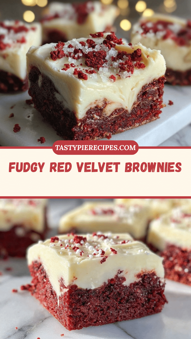 red velvet brownies recipe