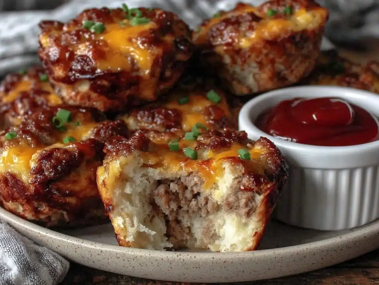 savory sausage pancake muffins preparation steps