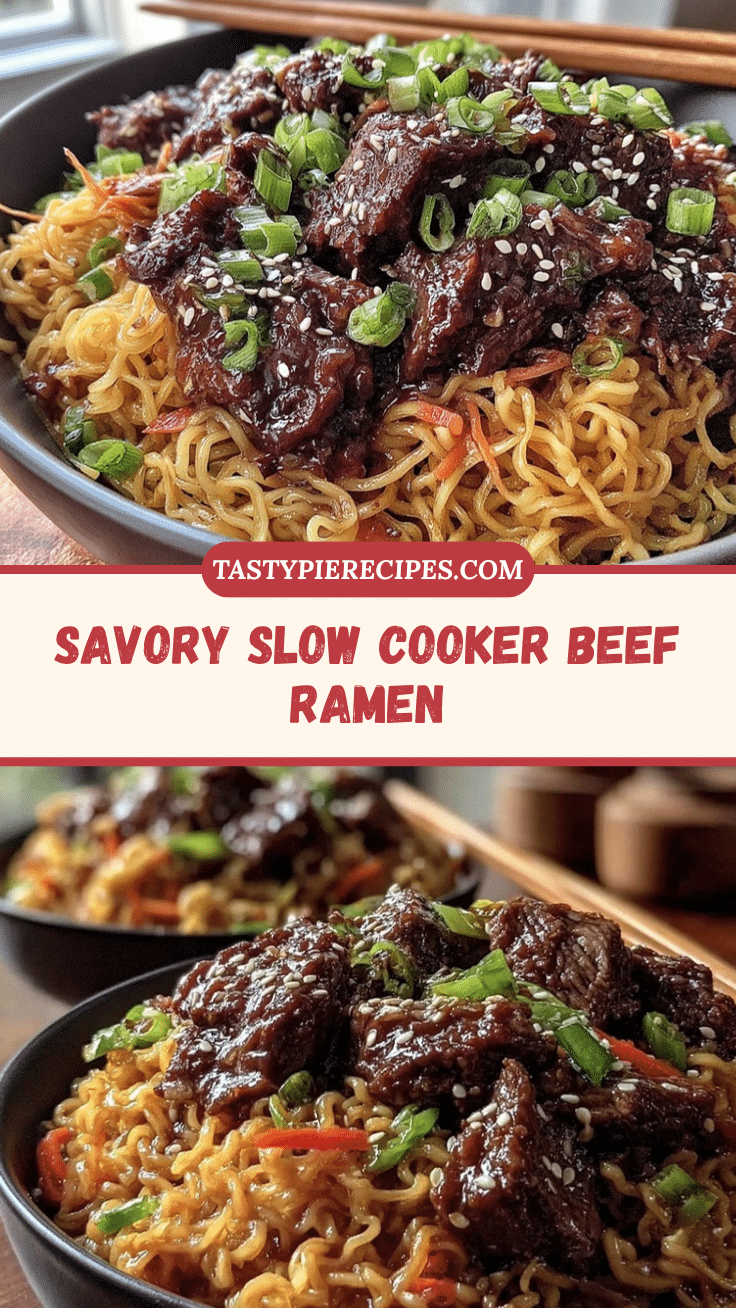 slow cooker beef ramen recipe