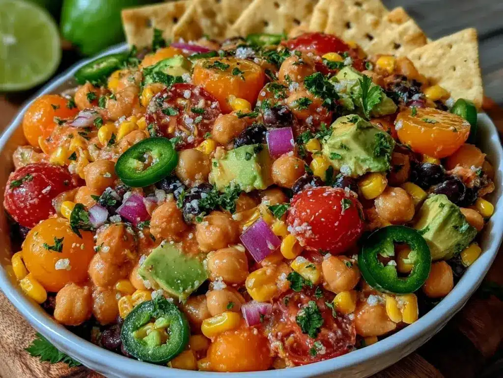 Southwest Chickpea Salad - featured image