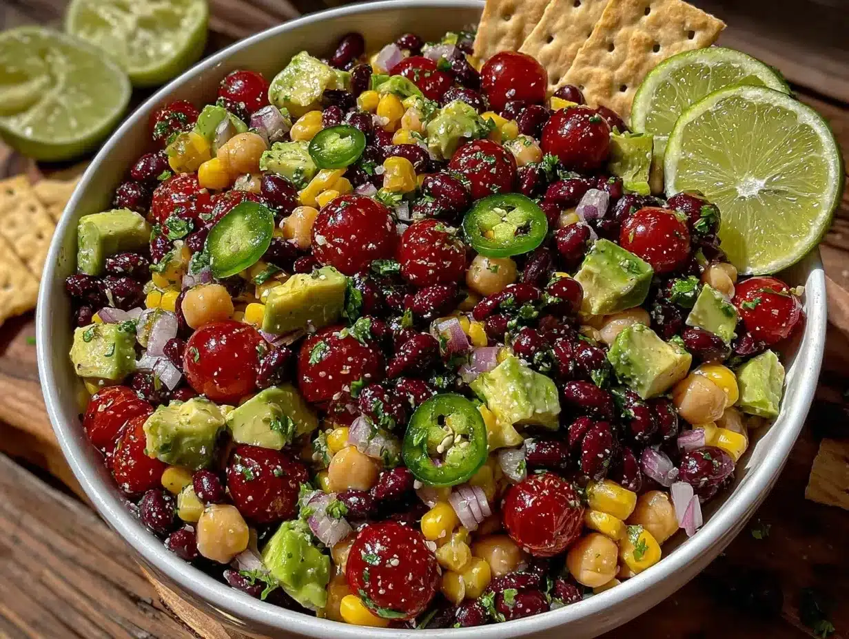 Southwest Chickpea Salad preparation steps